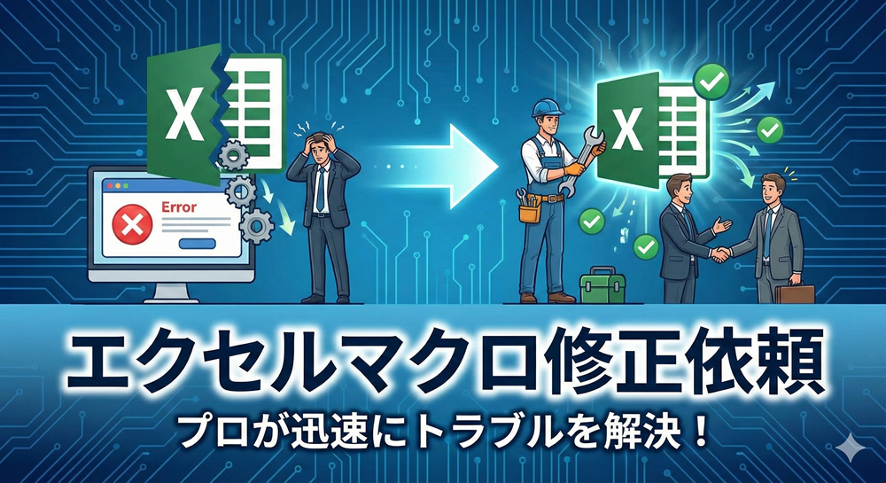 エクセルマクロ修正依頼