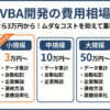 エクセルVBA開発の費用相場2026年